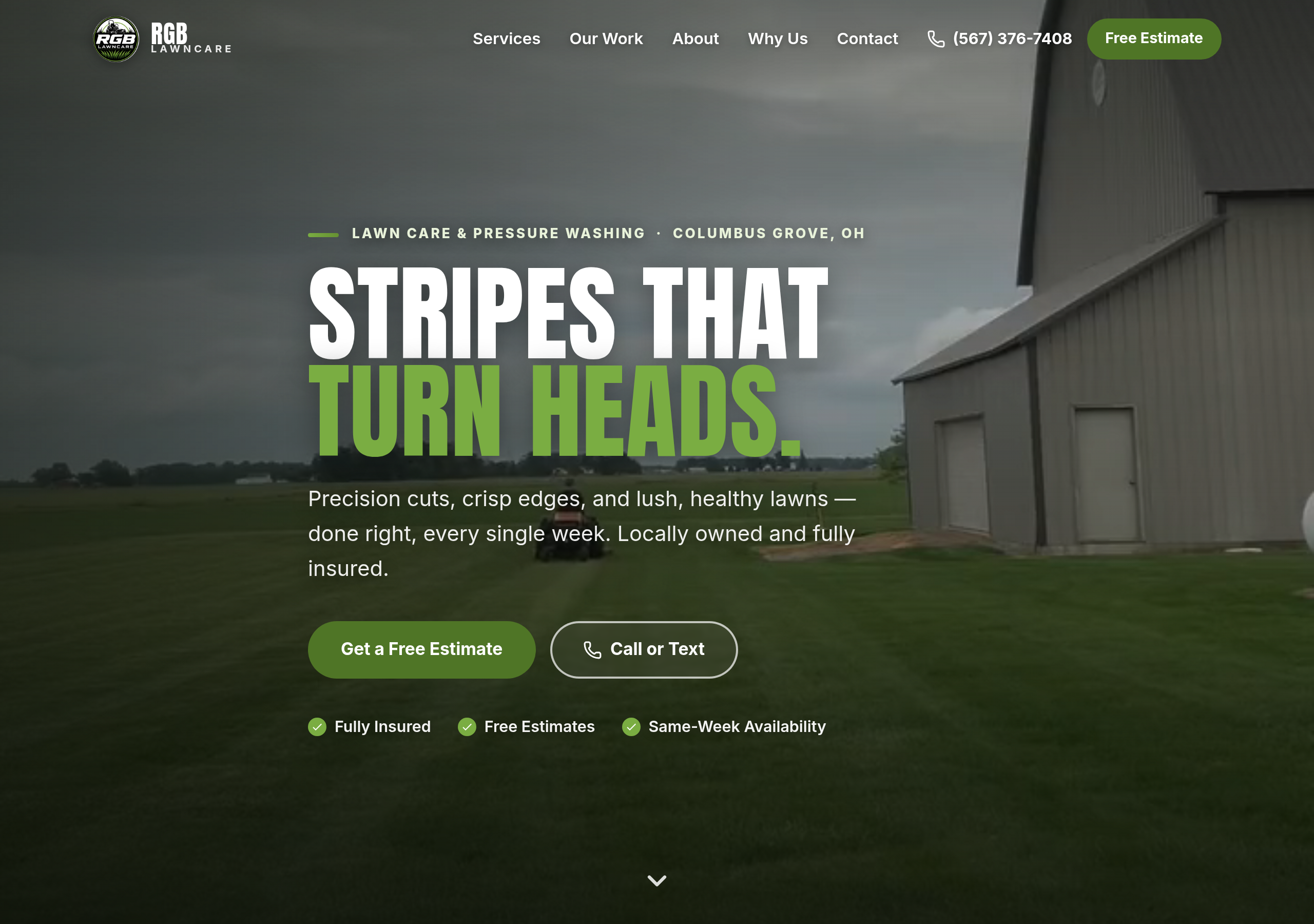 RGB Lawn Care — built by Jass